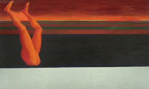 Ryszard Woźniak, Budowniczy, 1988, olej, płótno, 178 x 301 cm | Starak Collection 