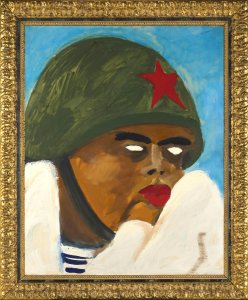 Paweł Kowalewski, Mon cheri Bolscheviq,  1984, olej, płótno, 100 x 81 cm | Starak Collection