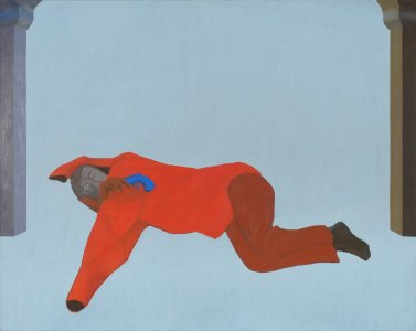 Jarosław Modzelewski, Sen z bronią, olej, płótno, 160 x 200 cm | Starak Collection